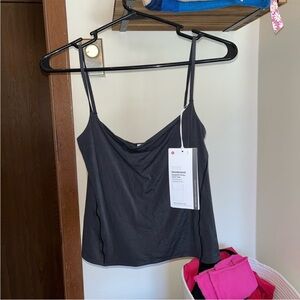 Black Spaghetti Strap Tank Top
